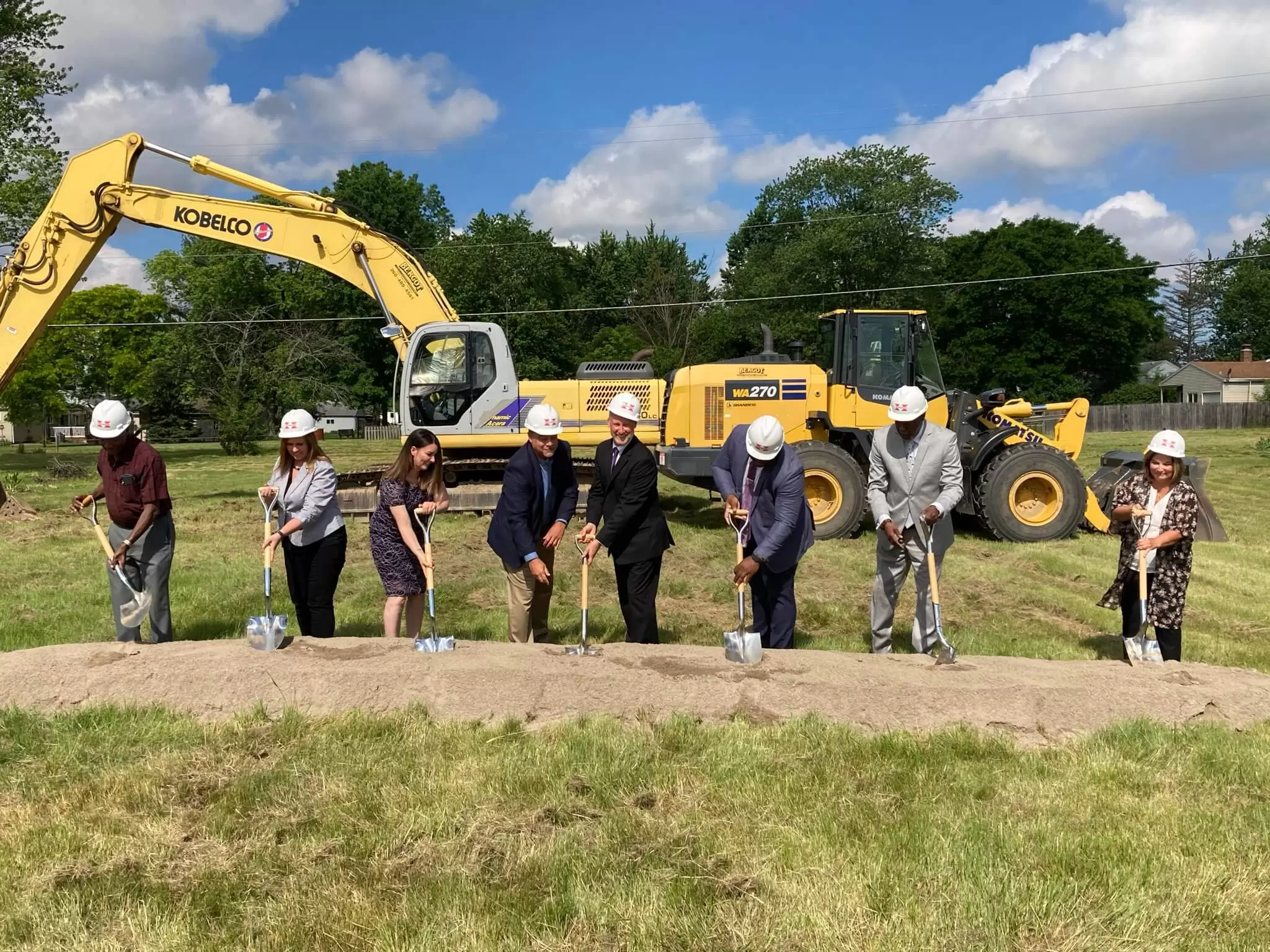 Breaking ground on new headquarters