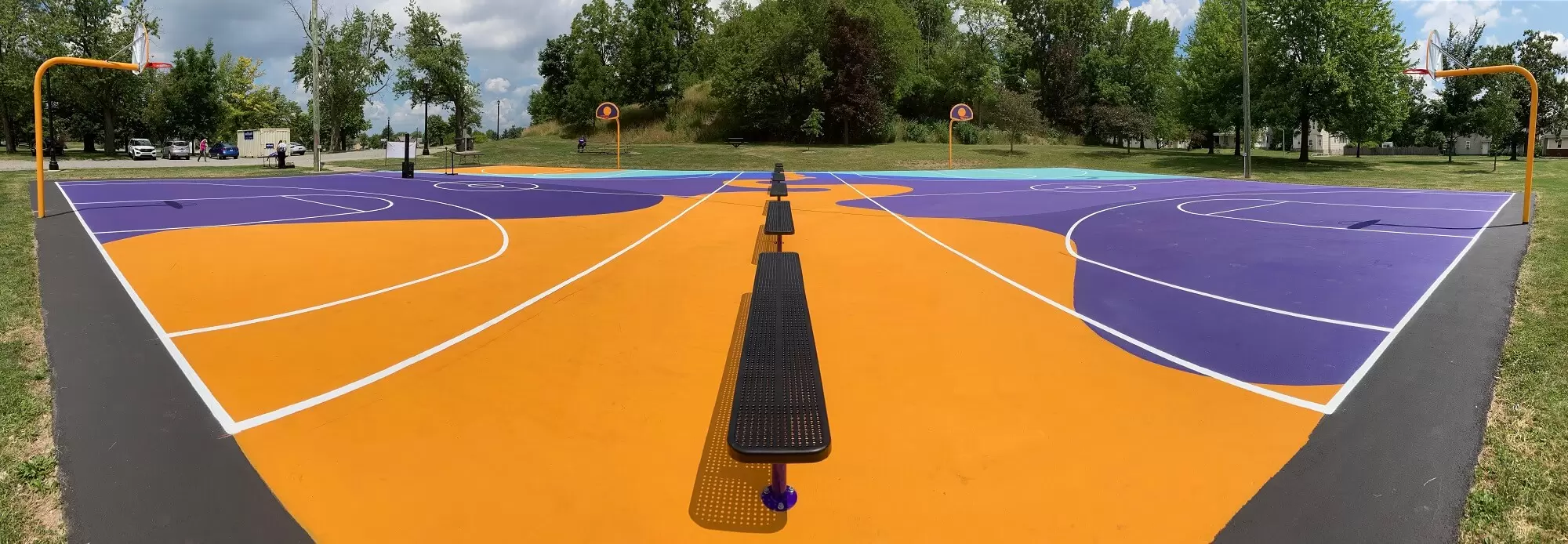 Reservoir Park basketball court mural